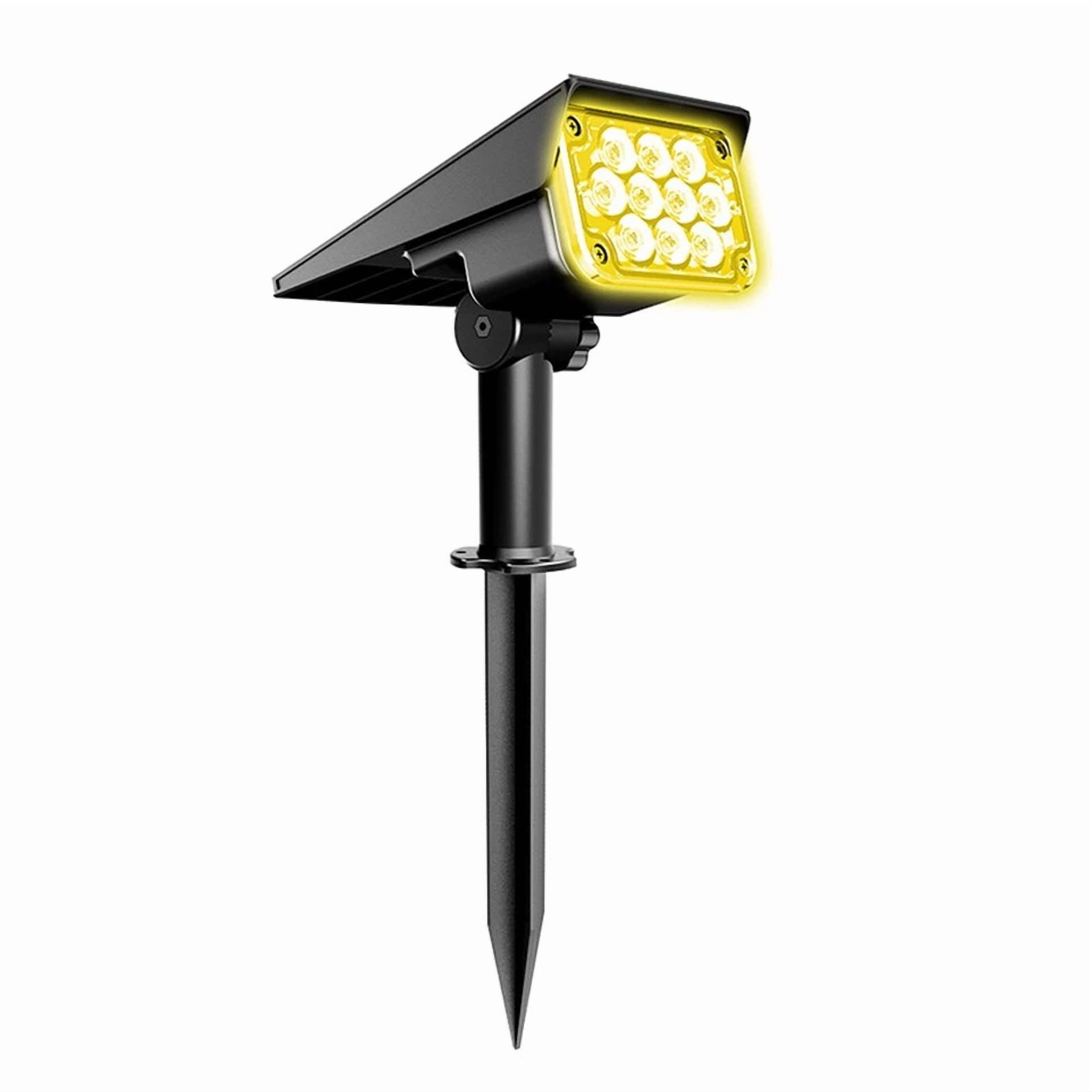 PURELY- 10Led Solar Spotlights Landscape Lights Outdoor Garden Pathway Lamp-White Light