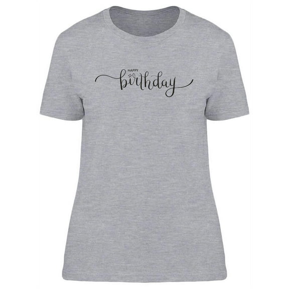 Birthday Brush  T-Shirt Women -Image by Shutterstock, Female Large