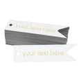 thumbnail image 1 of Darling Souvenir Your Text Here Party Bottle Tag Real Gold Foil Personalized Favor Hang Tags Pack Of 50, 1 of 1