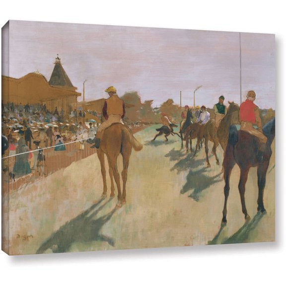 Edgar Degas "The Parade" Gallery-wrapped Canvas Art