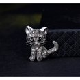 thumbnail image 4 of Shisuyan Broche en Cristal Chat avec Strass Accessoire Robe Foulard pour Femmes Filles (Noir), 4 of 6
