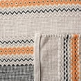 thumbnail image 6 of SAFAVIEH Montauk Spots Geometric Striped Cotton Runner Rug, Orange/Beige, 2'3" x 8', 6 of 7