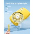 thumbnail image 2 of Ventilador de mano Aluan P10 Mini USB Recargable Amarillo, 2 of 7