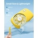 thumbnail image 2 of Ventilador de mano Aluan P10 Mini USB Recargable Amarillo, 2 of 7