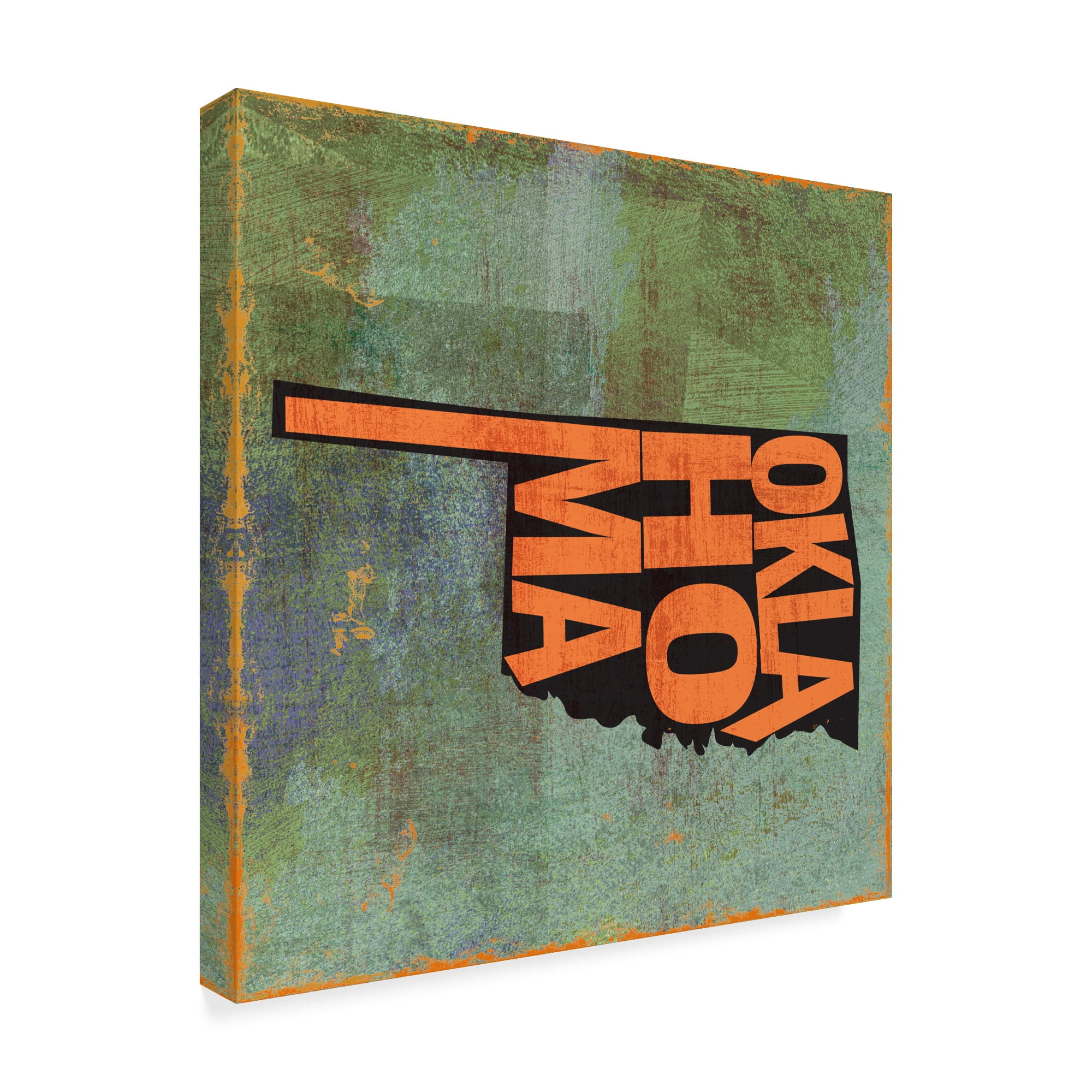 Trademark Fine Art 'Oklahoma' Canvas Art by Art Licensing Studio