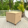 thumbnail image 3 of Budge Small 36" Beige Patio Square Table Cover, Sedona, 3 of 8