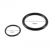 4x OE Replacement Vanos Seals Rubber, 34mm & 21mm for BMW E Series Models