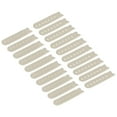 thumbnail image 1 of Unique Bargains Dark Khaki Plastic Snapback Strap Cover (12 Pairs), 1 of 7