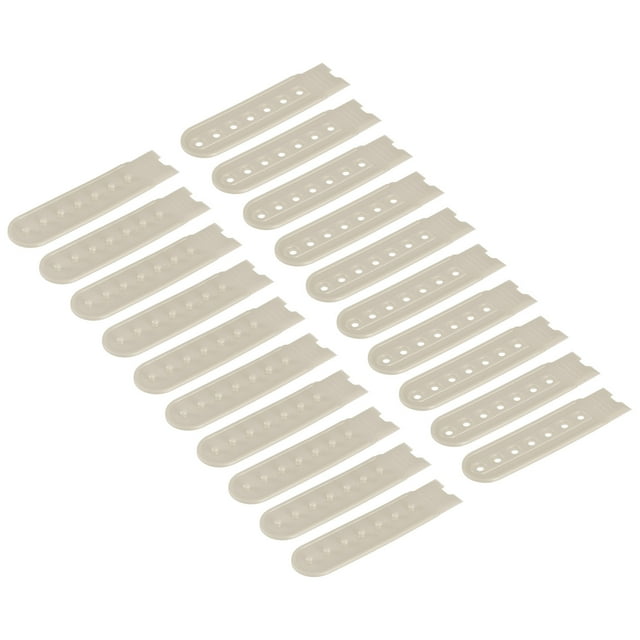 Unique Bargains Dark Khaki Plastic Snapback Strap Cover (12 Pairs)