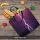 thumbnail image 5 of Fotbe Thunderstorm Violet Purple Bolsa Tote con Estampado para Mujer, Bolsos con Cremallera, Bolsa de Hombro Casual de Gran Capacidad con Bolsillos Internos, 5 of 7