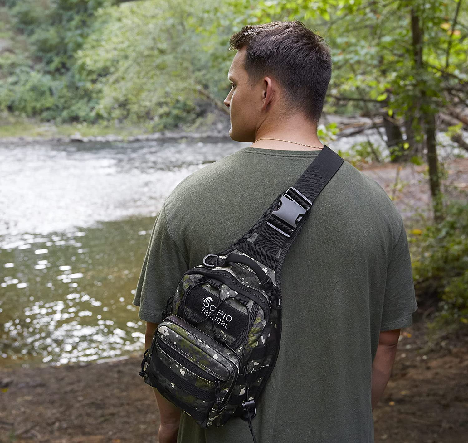 Tactical Sling Bag  OD  Army and Outdoors