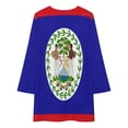 thumbnail image 3 of Flag Of Belize Loose Dress Evening Dress Summer Dresses for Women Luxury Dress Long Sleeved Dress, 3 of 4