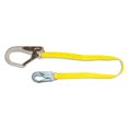 thumbnail image 1 of Guardian Fall Protection 01251 3-Foot Single Leg Non-Shock Absorbing Lanyard With Rebar Hook, 1 of 1