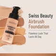 thumbnail image 2 of SWISS BEAUTY Airbrush Finish Lightweight Foundation | Full Coverage Blendable Foundation For Face Makeup |With Benefits Of Hyaluronic Acid, Aloevera And Vitamin E | 30Ml | Shade- Golden Beige, 2 of 3