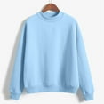 thumbnail image 2 of Elvqul Pullover Sweatshirts for Girls Loose Hoodie 10-12 Blue Long Sleeve Crew Neck Fall Winter Girls Sweatshirt Oversize, 2 of 8
