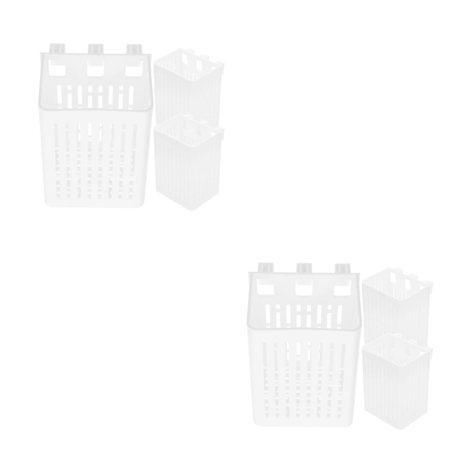 FOMIYES Aquarium Plant Holder 2Pcs White Hollow Design for Easy Observation and Aesthetics