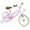 Purple, variant on Gymax 14'' Kids Bicycle Children's Training Bicycle w/ Removable Training Wheels & Basket Purple