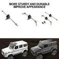 thumbnail image 3 of Eje trasero delantero completo de acero Tholdsy RCGOFOLLOW para 1/12 RC MN MN128 MN86 G500 accesorios Kits de construcción modelo Plata, 3 of 6