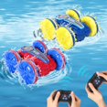 thumbnail image 1 of MesaSe 2 Pack Amphibious RC Stunt Cars for Kids  4WD 2.4GHz Waterproof Rotating 360° Off Road All Terrain Remote Control Cars for Water Beach Pool, 1 of 7