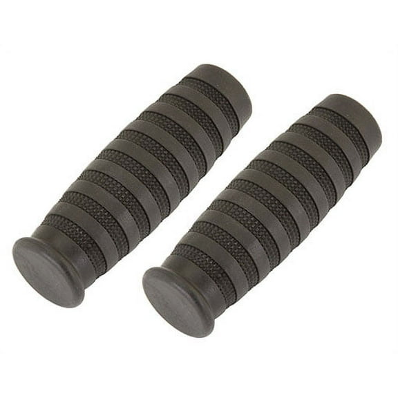 Black Rubber Classic City Bike Grips 603 Kraton. Bike grips, bicycle grips, bike parts, bicycle parts