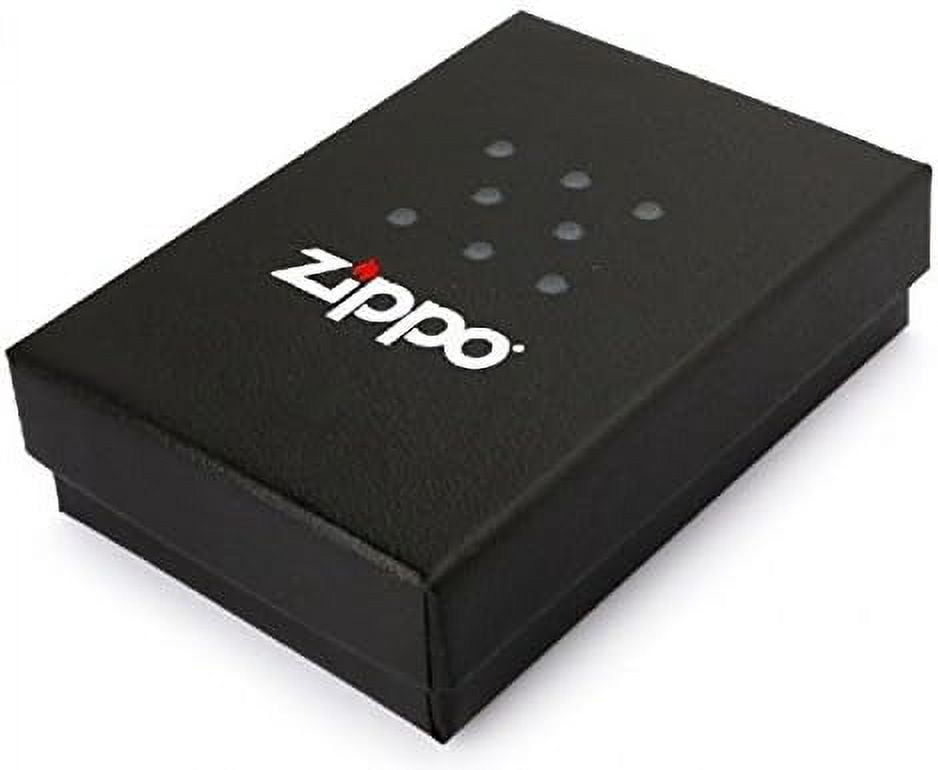 Zippo Lighter - Personalized Custom Message Engraved on Backside for Amendment Defending Liberty Black Matte #Z5264