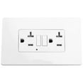 thumbnail image 2 of GFCI Outlets 20 Amp, Outdoor Weather Proof (WR), Ground Fault Circuit Interrupter, Screwless Wallplate Included, 2 of 5