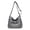 Dark Gray, variant on Hobo Crossbody Bags for Women Leather Handbags Retro Large Size Shoulder Bucket Purse(White)