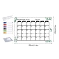 thumbnail image 2 of Clearance! Hanging Erasable Acrylic Weekly Planner Note Board Lanyard Message Board Monthly Planner with Six Colored Pens An Acrylic Weekly Planner, Six Pens Clearance Sale, 2 of 6