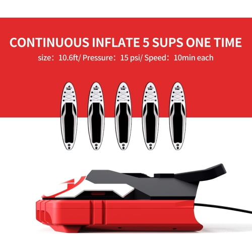 Pompe électrique Portable 150 PSI Bellatte - 400 L/min - 8 Modes Auto - Pour Pneus, SUP, Ballons, Tente - 7