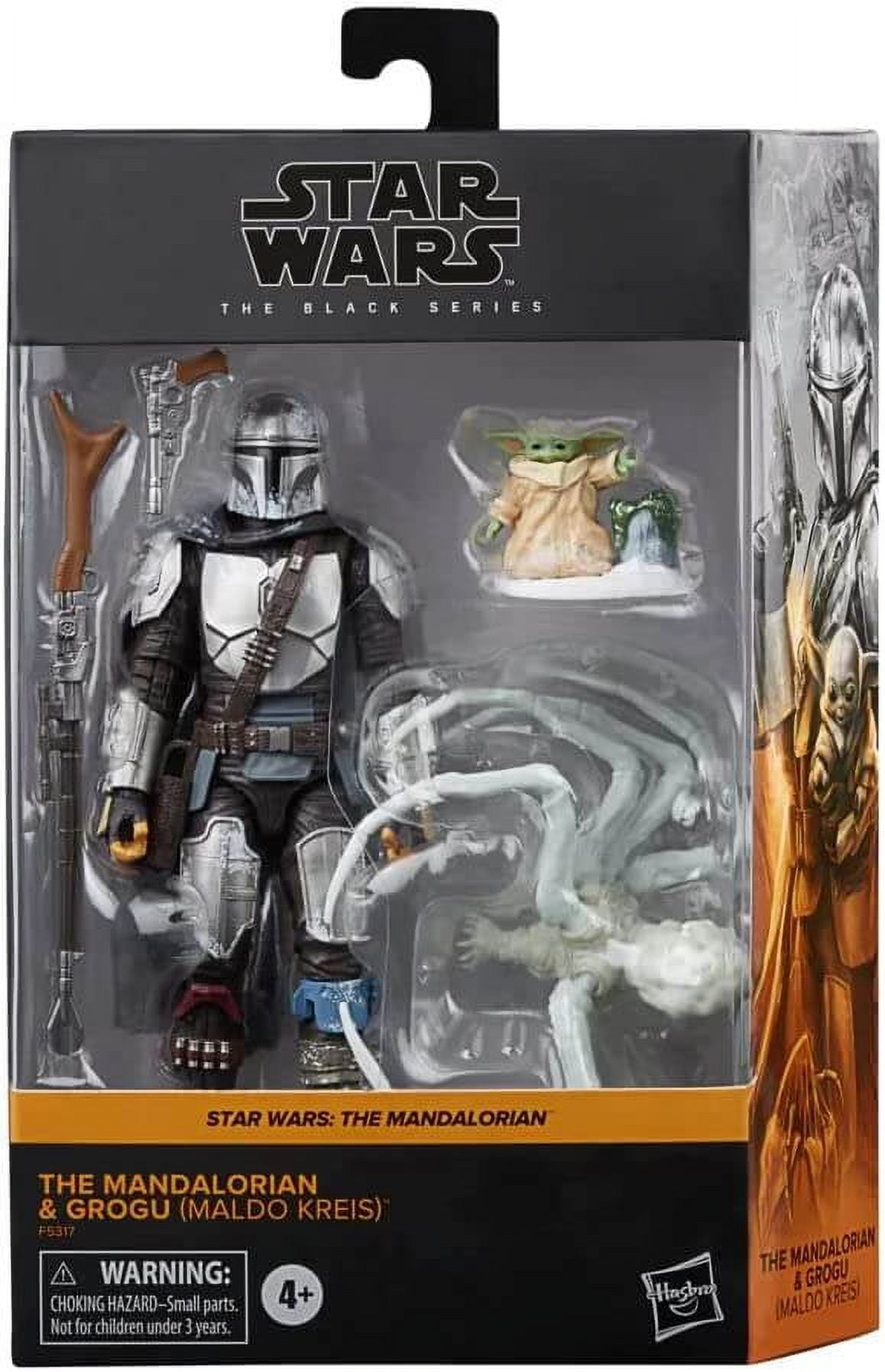 Figura De Acción Hasbro Star Wars The Black Series: The Mandalorian Y Grogu (Arvala-7)