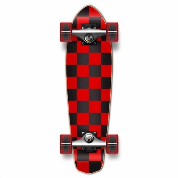 Micro Cruiser Complete - Checker Red