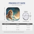 thumbnail image 3 of Honeii Starry Sky Cloud Cute Rabbit Print Foldable Car Sun Shade for Windshield, 2-Piece UV Protection Shade, Protects Car Interior, Ideal for Cars, Trucks, SUVs-Large, 3 of 6