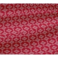 thumbnail image 4 of oneOone Cotton Jersey Red Fabric Ethnic Bandhani Fabric For Sewing Printed Craft Fabric By The Yard 58 Inch Wide, 4 of 4