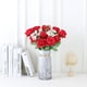 thumbnail image 4 of 10 piezas de una sola flor artificial --- roja, 4 of 6