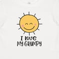 thumbnail image 4 of Inktastic I Love My Grumpy Cute Sunshine Boys or Girls Baby T-Shirt, 4 of 5