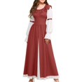 thumbnail image 2 of Dpytoraw Dress For Women Traditional Casual Dirndl Skirt Outfit Womenâs Jumpsuit Dress Two-Piece Set, 2 of 5