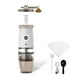 thumbnail image 1 of Yuarrent Molinillo de café portátil Manual Universal, fresadora desmontable, máquina de molienda de bebidas ajustable de 5 velocidades, para viajar Juegos de servir café y té blanco Yuarrent HA060736-02B, 1 of 6