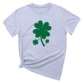 thumbnail image 4 of Otvok 2025 Womens Crewneck St. Patrick'S Day T-Shirts Short Sleeve Casual Loose Shirt, 4 of 6