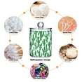 thumbnail image 6 of Yayeee 2 Pack Qtip Holder Bathroom Cotton Swab Canister with Lid Clear Dispenser Set, Cactus Pattern, 6 of 6