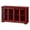 Red, variant on TMS Pacific Wood and Glass Sliding Door Storage Cabinet Unit, Mint