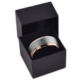 thumbnail image 3 of Gamer Rose Gold Mens Ring Tungsten Valentine Small Best Friends Cute Gifts for Boyfriend, 3 of 7