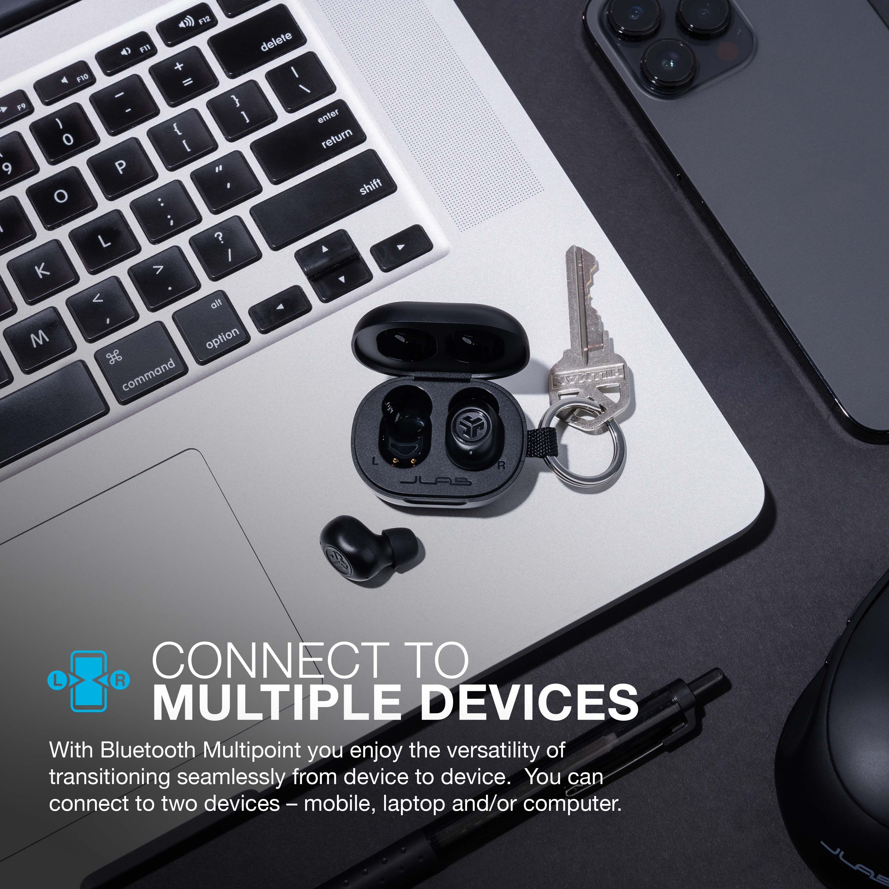 JLab JBuds Mini True Wireless Earbuds, Black photo 7