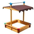 thumbnail image 2 of Exaco Felix Sandbox with Adjustable Roof - Orange, 2 of 5