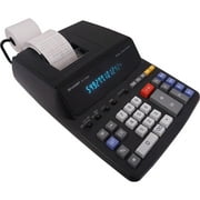 Sharp EL-2196BL 12-Digit Printing Calculator with 4-Key Memory, Heavy Duty, Item Count, Black, 1 Count