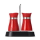 thumbnail image 2 of Mejor juego de botellas de vidrio recargables para especias con tapas y estante de acero inoxidable para cocina, camping y autocaravana, 2 of 6