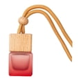 thumbnail image 2 of Difusor de aroma para coche, botella de 8 ml, soporte de fragancia, vidrio vacío Rojo, 2 of 9