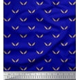 thumbnail image 1 of Soimoi Blue Rayon Crepe Fabric Brush Stroke Abstract Decor Fabric Printed Yard 46 Inch Wide, 1 of 3