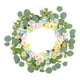 thumbnail image 3 of Corona de Rosas Corona de Verano Corona de Margaritas de Moda Simple, Corona de Flores Artificiales para Puerta de Entrada Jardín, Boda, Pared, Patio, 3 of 8