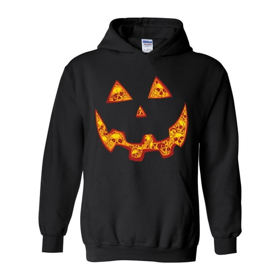 IWPF - Women Sweatshirts and Hoodies - Halloween Costume Pumpkin Face