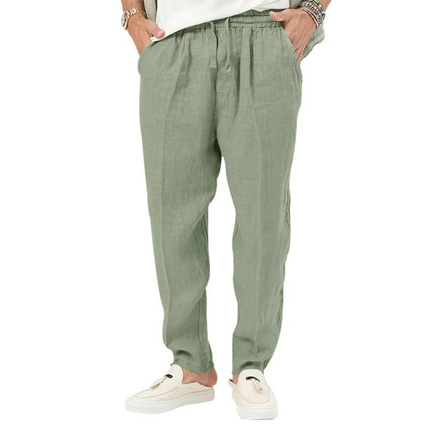 Pantalon homme ajusté en bas